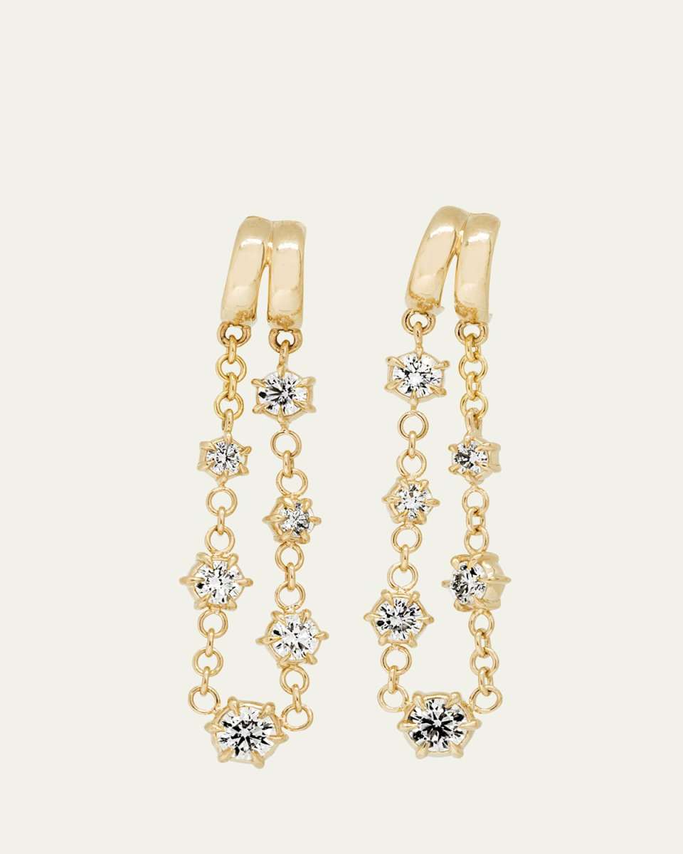 Constellation Double Huggie Earrings
